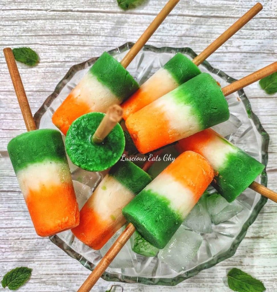 Tricolour Kulfi by Preety Nath