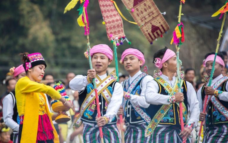 A Montage of the Traditional Attires of the Tribes of Arunachal Pradesh