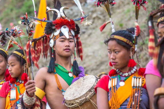 A Montage of the Traditional Attires of the Tribes of Arunachal Pradesh