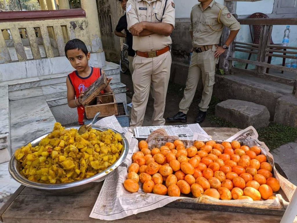 Ranga dima and Alu bhaja by Nabajit Rko Barman