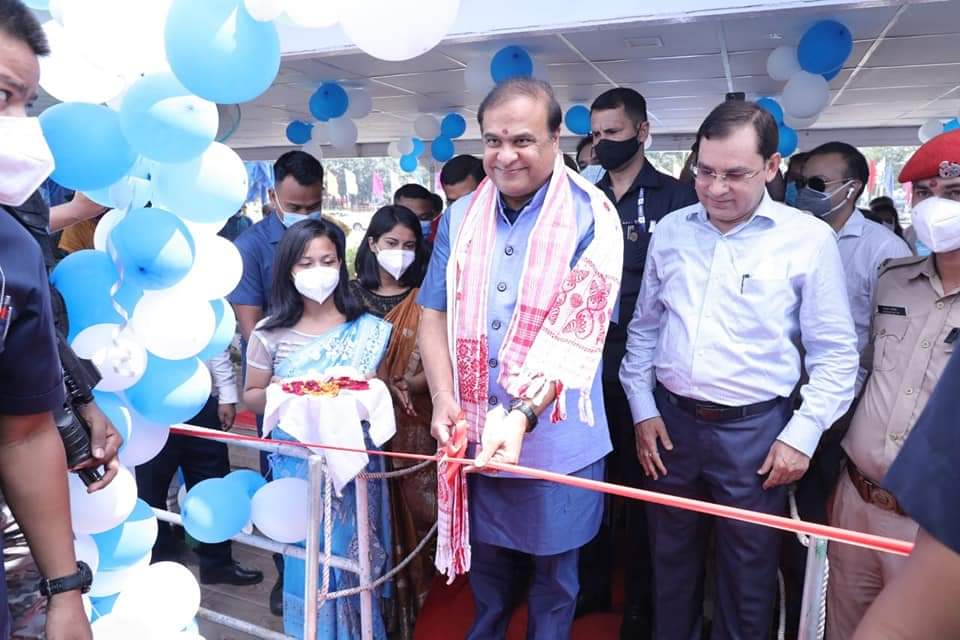 Himanta Biswa Sarma flags off 5 IWT Ferries