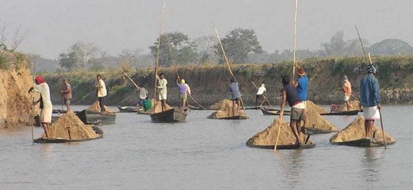 sand mining