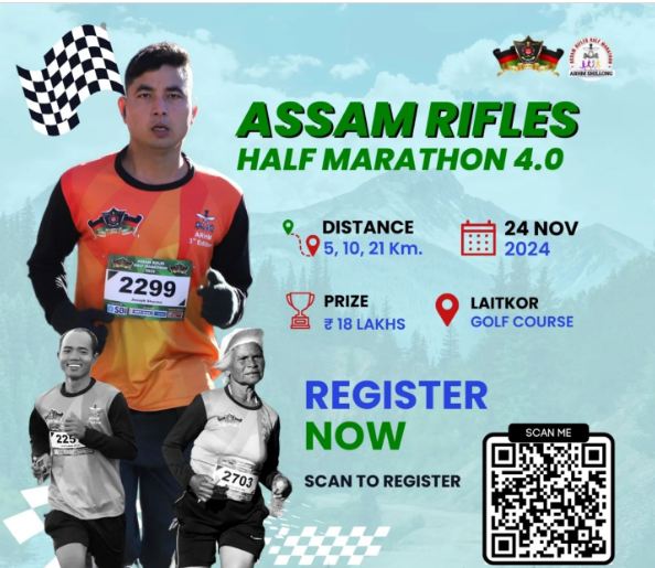 assam rifles half marathon